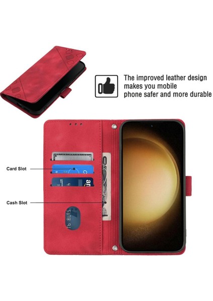 Galaxy S24 Plus Pu Deri Flip Kadın Cüzdan Telefon Kılıfı Askılı Çapraz Askılı Askı (Yurt Dışından) indirimleri