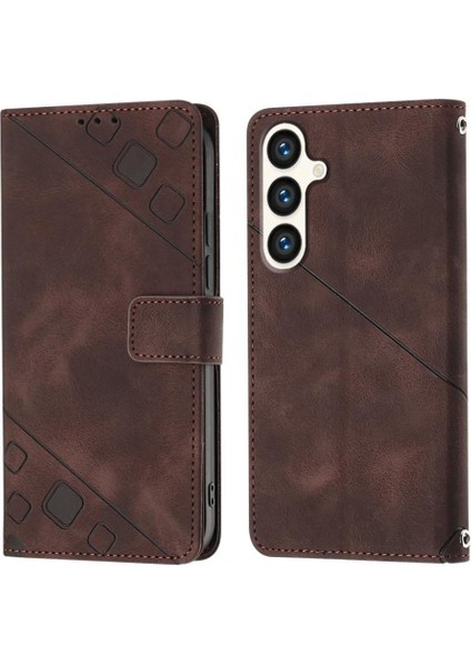 Galaxy S24 Plus Pu Deri Flip Kadın Cüzdan Telefon Kılıfı Askılı Çapraz Askılı Askı (Yurt Dışından) fiyatları