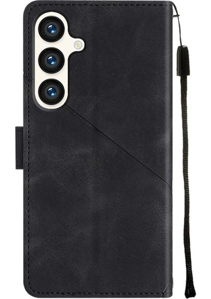 Galaxy S24 Plus Pu Deri Flip Kadın Cüzdan Telefon Kılıfı Askılı Çapraz Askılı Askı (Yurt Dışından) modelleri