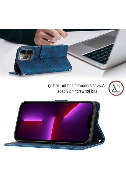 iPhone 13 Pro Pu Deri Flip Kadın Cüzdan Telefon Kılıfı Askılı Çapraz Askılı Askı (Yurt Dışından) modelleri
