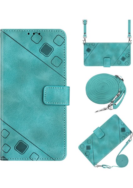 Poco F7 Ultra Pu Deri Flip Kadın Cüzdan Telefon Kılıfı Askılı Çapraz Askılı Askı (Yurt Dışından)