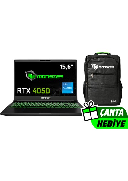 Abra A5 V20.4.4 Intel Core i5 12450H 16 GB RAM 1 TB SSD 6 GB RTX 4050 FreeDOS 15,6" FHD 144 Hz Oyun Bilgisayarı
