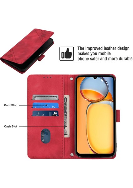 Redmi 13C Pu Deri Flip Kadın Cüzdan Telefon Kılıfı Askılı Çapraz Askılı Askı (Yurt Dışından) indirimleri
