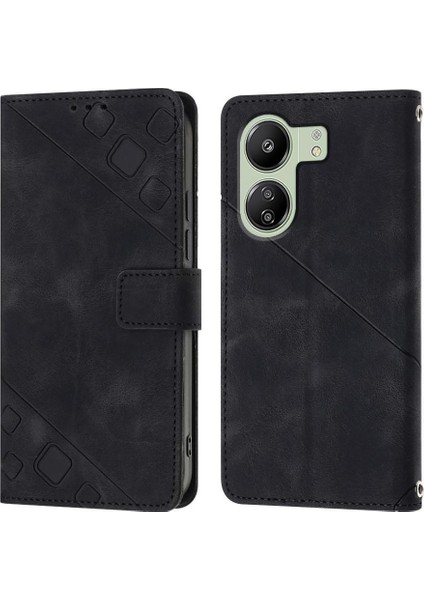 Redmi 13C Pu Deri Flip Kadın Cüzdan Telefon Kılıfı Askılı Çapraz Askılı Askı (Yurt Dışından) fiyatları