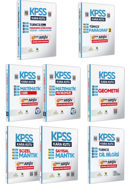 KPSSNİN Kara Kutusu Genel Yetenek ALTIN Set Paket Konu Özetli Dijital Çözümlü Çıkmış Soru Bankası