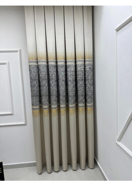 Nivemeshome Nilüfer V -122 1/3 Sık Pileli Fon Perde Apm