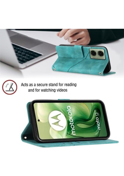Moto G24 Pu Deri Flip Kadın Cüzdan Telefon Kılıfı Askılı Çapraz Askılı Askı (Yurt Dışından) indirimleri