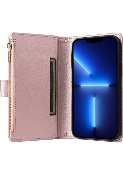 IPhone 13 Için Flip Case Pro Max Kayış Kart Yuvaları Cüzdan Darbeye (Yurt Dışından) indirimleri
