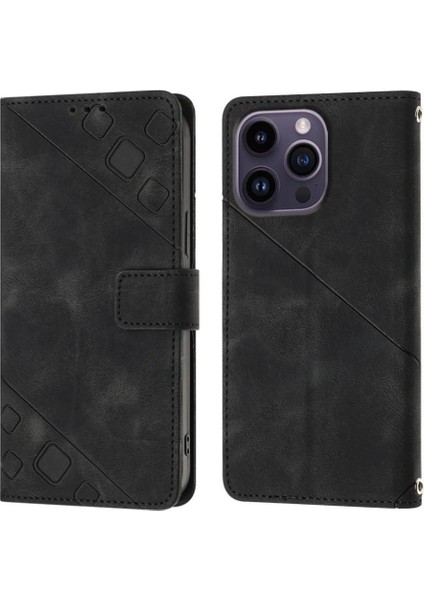 iPhone 14 Pro Max Pu Deri Flip Kadın Cüzdan Telefon Kılıfı Askılı Çapraz Askılı Askı (Yurt Dışından) fırsatları