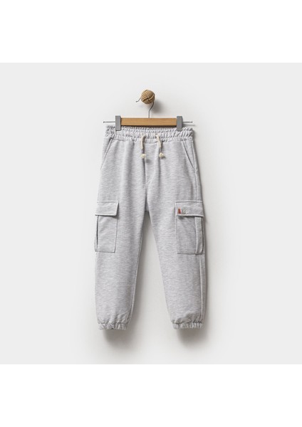 Erkek Çocuk Kargo Cepli Paçası Beli Lastikli 2ip Eşofman Altı %100 Pamuklu modelleri