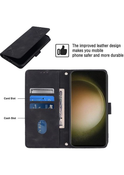 Galaxy S24 Ultra Pu Deri Flip Kadın Cüzdan Telefon Kılıfı Askılı Çapraz Askılı Askı (Yurt Dışından) indirimleri