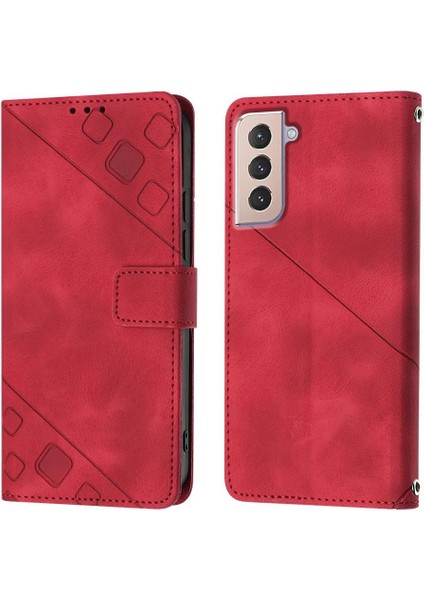 Galaxy S21 Plus Pu Deri Flip Kadın Cüzdan Telefon Kılıfı Askılı Çapraz Askılı Askı (Yurt Dışından) indirimleri