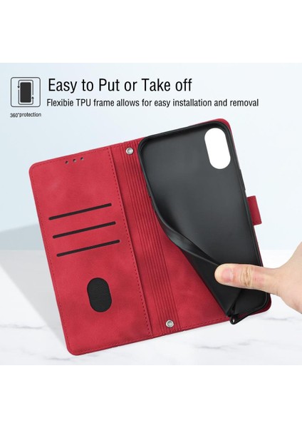 iPhone Xr Pu Deri Flip Kadın Cüzdan Telefon Kılıfı Askılı Çapraz Askılı Askı (Yurt Dışından) modelleri