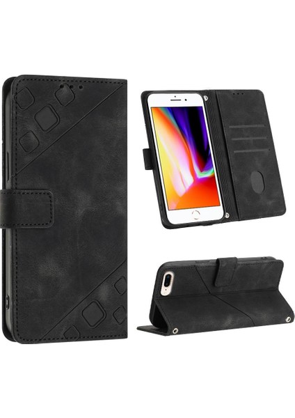 iPhone 8 Plus Pu Deri Flip Kadın Cüzdan Telefon Kılıfı Askılı Çapraz Askılı Askı (Yurt Dışından) fiyatları