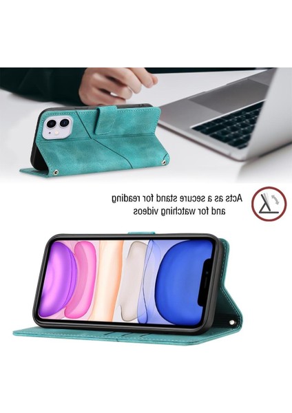 iPhone 11 Pu Deri Flip Kadın Cüzdan Telefon Kılıfı Askılı Çapraz Askılı Askı (Yurt Dışından) fırsatları