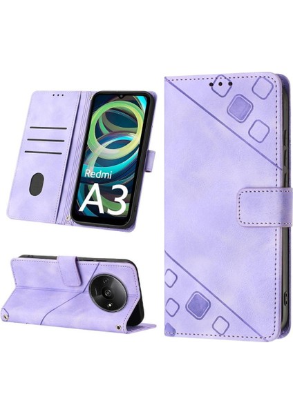 Redmi A3 Pu Deri Flip Kadın Cüzdan Telefon Kılıfı Askılı Çapraz Askılı Askı (Yurt Dışından) fiyatları