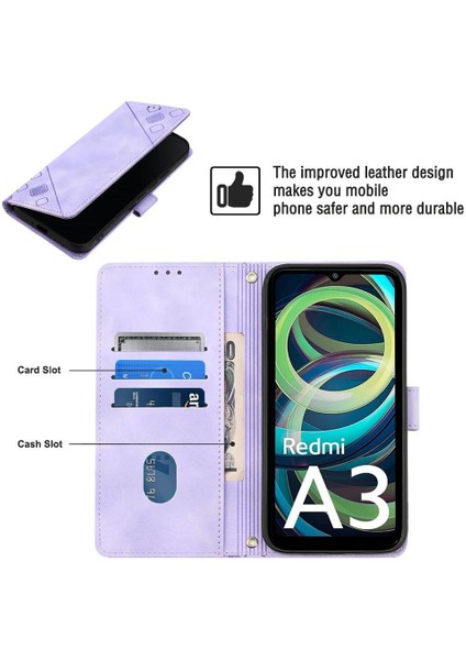 Redmi A3 Pu Deri Flip Kadın Cüzdan Telefon Kılıfı Askılı Çapraz Askılı Askı (Yurt Dışından) indirimleri