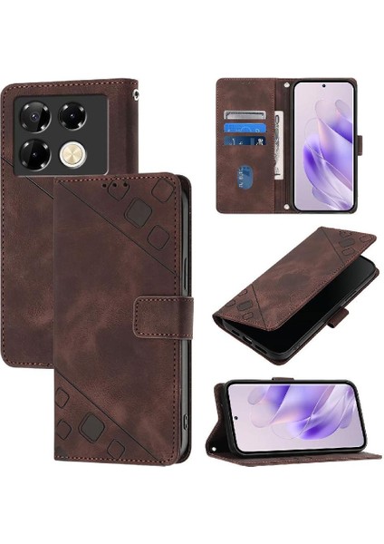 Note 40 Pro Pu Deri Flip Kadın Cüzdan Telefon Kılıfı Askılı Çapraz Askılı Askı (Yurt Dışından) indirimleri