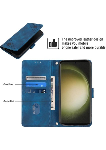 Galaxy S23 Ultra Pu Deri Flip Kadın Cüzdan Telefon Kılıfı Askılı Çapraz Askılı Askı (Yurt Dışından) modelleri