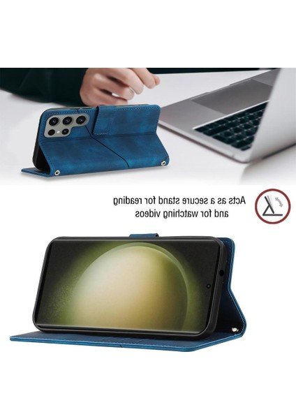 Galaxy S23 Ultra Pu Deri Flip Kadın Cüzdan Telefon Kılıfı Askılı Çapraz Askılı Askı (Yurt Dışından) fırsatları