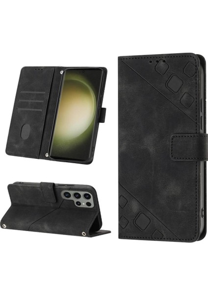 Galaxy S23 Ultra Pu Deri Flip Kadın Cüzdan Telefon Kılıfı Askılı Çapraz Askılı Askı (Yurt Dışından) indirimleri