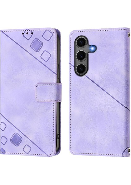 Galaxy S24 Plus Pu Deri Flip Kadın Cüzdan Telefon Kılıfı Askılı Çapraz Askılı Askı (Yurt Dışından) indirimleri