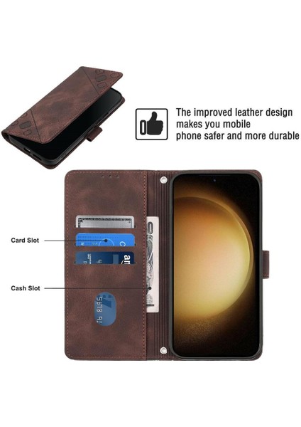 Galaxy S24 Pu Deri Flip Kadın Cüzdan Telefon Kılıfı Askılı Çapraz Askılı Askı (Yurt Dışından) indirimleri