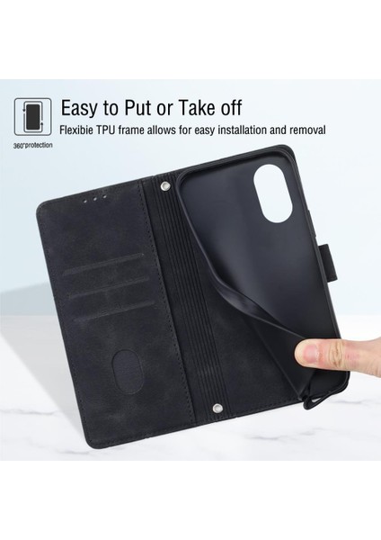Reno 8t Pu Deri Flip Kadın Cüzdan Telefon Kılıfı Askılı Çapraz Askılı Askı (Yurt Dışından) indirimleri