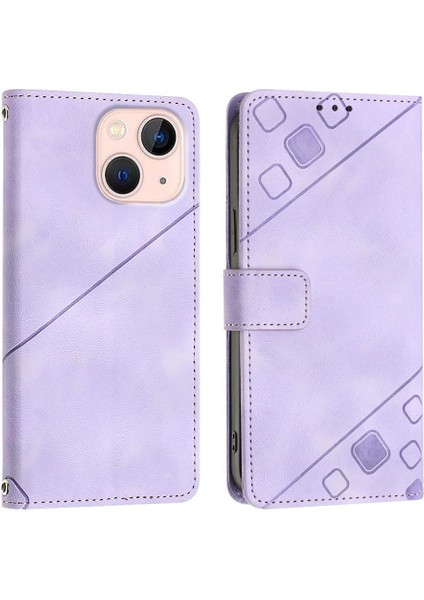 iPhone 14 Pu Deri Flip Kadın Cüzdan Telefon Kılıfı Askılı Çapraz Askılı Askı (Yurt Dışından) modelleri
