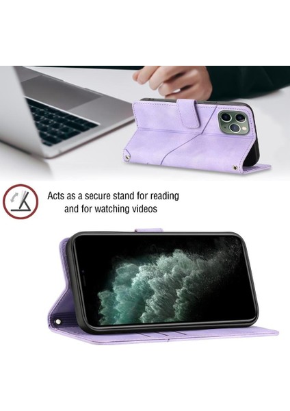 iPhone 11 Pro Max Pu Deri Flip Kadın Cüzdan Telefon Kılıfı Askılı Çapraz Askılı Askı (Yurt Dışından) indirimleri