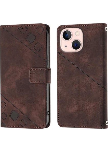 iPhone 14 Pu Deri Flip Kadın Cüzdan Telefon Kılıfı Askılı Çapraz Askılı Askı (Yurt Dışından) modelleri