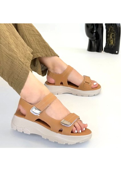 Trita Nude Cilt Cırt Cırtlı Sandalet fırsatları