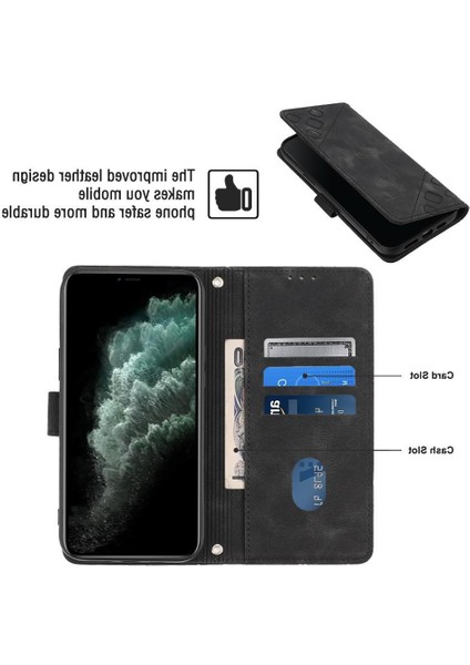 iPhone 11 Pro Pu Deri Flip Kadın Cüzdan Telefon Kılıfı Askılı Çapraz Askılı Askı (Yurt Dışından) fırsatları