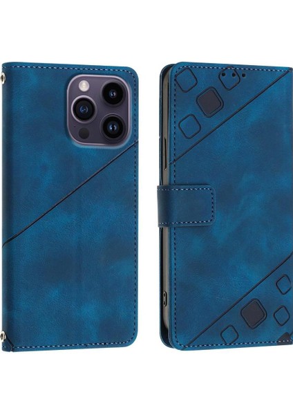 iPhone 14 Pro Pu Deri Flip Kadın Cüzdan Telefon Kılıfı Askılı Çapraz Askılı Askı (Yurt Dışından) fiyatları