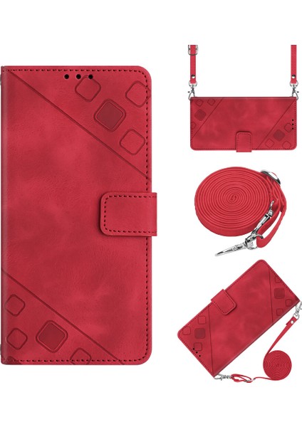 Redmi Note 11 Pro Plus Pu Deri Flip Kadın Cüzdan Telefon Kılıfı Askılı Çapraz Askılı Askı (Yurt Dışından)