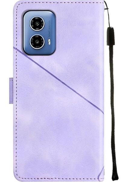 Moto G34 Pu Deri Flip Kadın Cüzdan Telefon Kılıfı Askılı Çapraz Askılı Askı (Yurt Dışından) modelleri