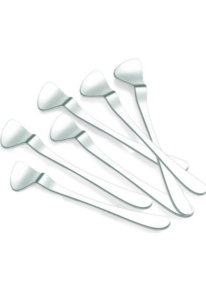 6'lı Sade Latte Macchiato Kaşığı, Şık ve Kullanışlı Set