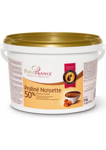 Puratos Patisfrance %50 Fındıklı Akışkan Pralin Fındık Ezmesi 5 kg