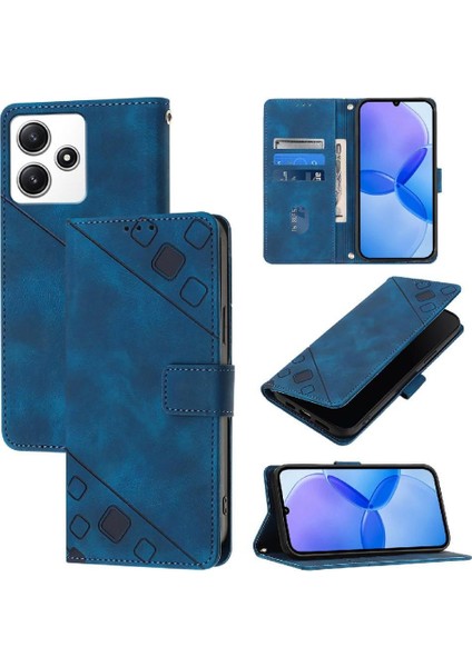 Poco M6 Pro Pu Deri Flip Kadın Cüzdan Telefon Kılıfı Askılı Çapraz Askılı Askı (Yurt Dışından) indirimleri