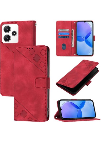 Poco M6 Pro Pu Deri Flip Kadın Cüzdan Telefon Kılıfı Askılı Çapraz Askılı Askı (Yurt Dışından) indirimleri
