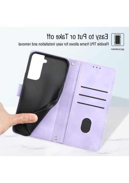 Galaxy S21 Plus Pu Deri Flip Kadın Cüzdan Telefon Kılıfı Askılı Çapraz Askılı Askı (Yurt Dışından) fiyatları