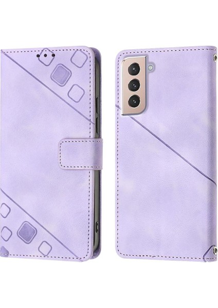 Galaxy S21 Plus Pu Deri Flip Kadın Cüzdan Telefon Kılıfı Askılı Çapraz Askılı Askı (Yurt Dışından) fırsatları