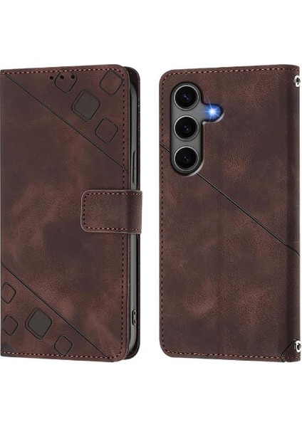 Galaxy S24 Plus Pu Deri Flip Kadın Cüzdan Telefon Kılıfı Askılı Çapraz Askılı Askı (Yurt Dışından) indirimleri