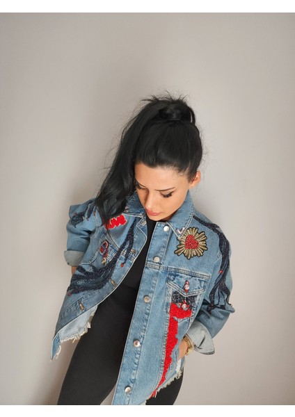 Tasarım Denim Ceket indirimleri