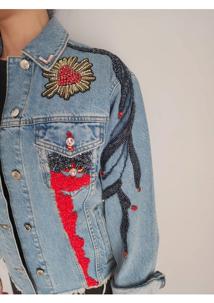 Tasarım Denim Ceket