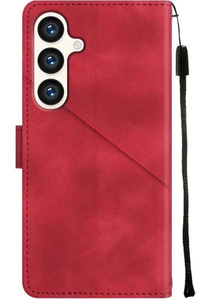 Galaxy S24 Pu Deri Flip Kadın Cüzdan Telefon Kılıfı Askılı Çapraz Askılı Askı (Yurt Dışından) fırsatları