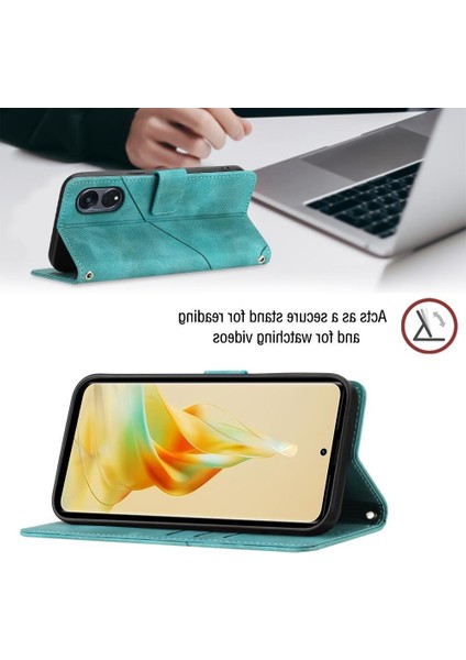 Reno 8t Pu Deri Flip Kadın Cüzdan Telefon Kılıfı Askılı Çapraz Askılı Askı (Yurt Dışından) modelleri