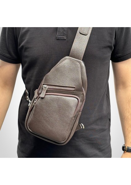 Hakiki Deri Unisex Çapraz Çanta | Baggy 6981