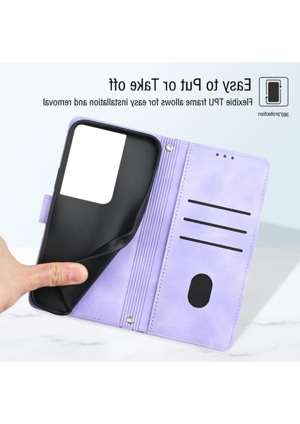 Reno 8 Pro Pu Deri Flip Kadın Cüzdan Telefon Kılıfı Askılı Çapraz Askılı Askı (Yurt Dışından) modelleri