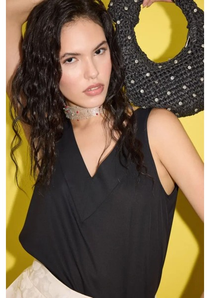 Taşlı Portföy Clutch Fermuarlı Astarlı Örgü Hasır Yazlık Tatil El Çantası indirimleri